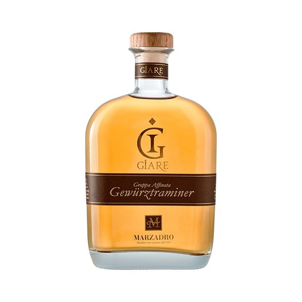 Marzadro Giare Grappa Affinata Gew&uuml;rztraminer - 41% 70 cl. 