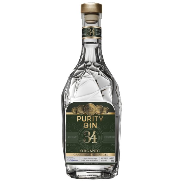 Purity Arctic Dry Organic Gin 34 - 43% 70 cl.