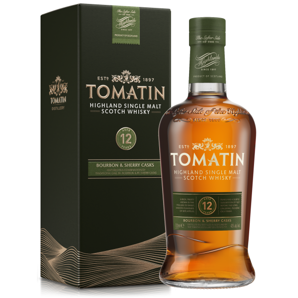 Tomatin 12 r Single Highland Malt Scotch Whisky Old port finish 46% 70cl