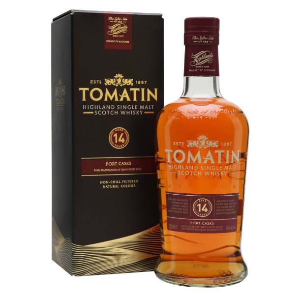 Tomatin 14 r Single Highland Malt Scotch Whisky Old port finish 46% 70cl